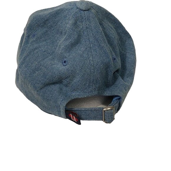 Home Free Louisiana Y'all Denim Baseball Cap Women One Size Broken-in Ripped - Picture 4 of 7